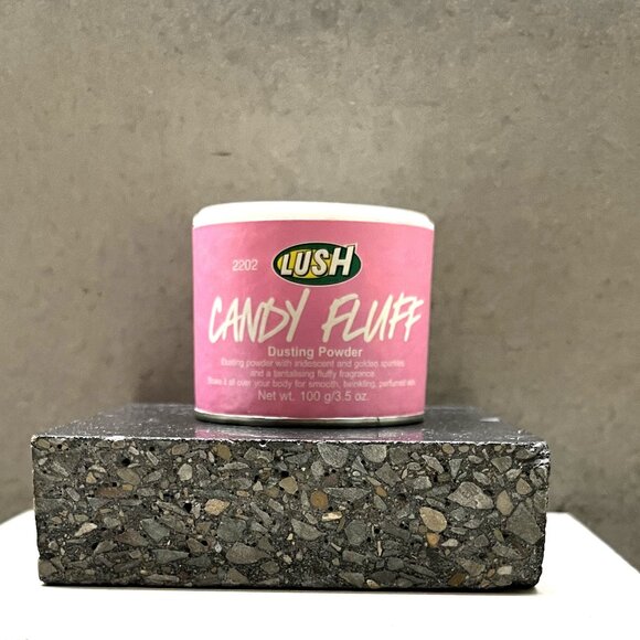 RARE Discontinued LUSH Candy Fluff Dusting Powder w/Iridescent & Golden Sparkles - Picture 6 of 6